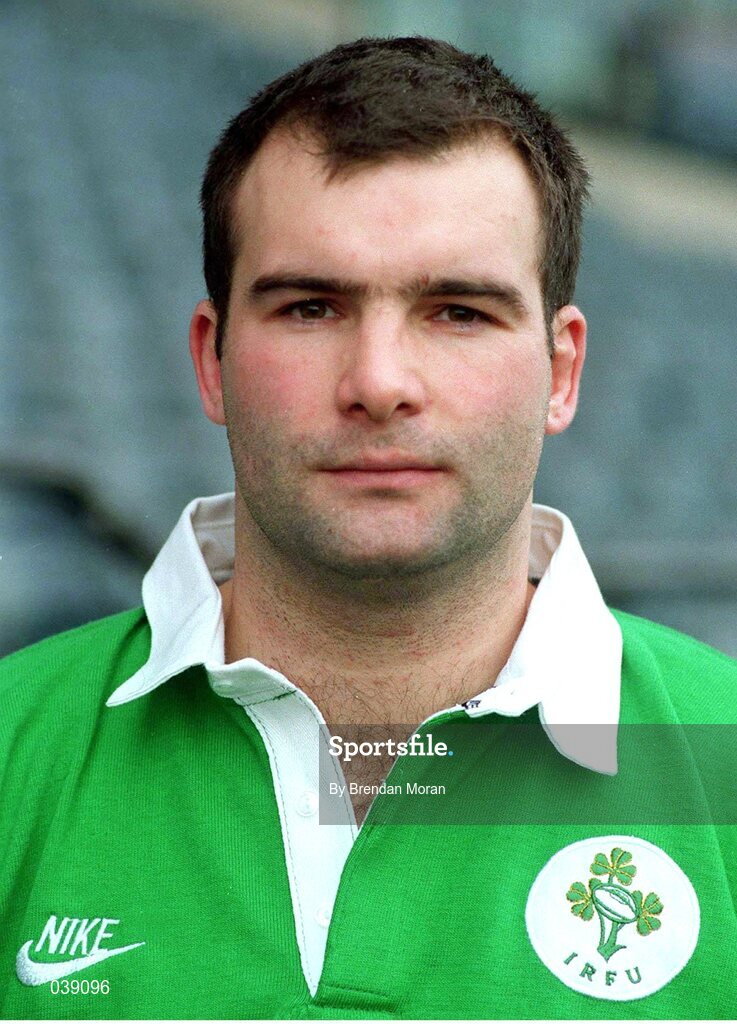 30 January 1996; Steve McIvor, Ireland. Ireland Rugby Squad Portraits 1996, Lansdowne Road, Dublin. Picture credit: Brendan Moran / SPORTSFILE
