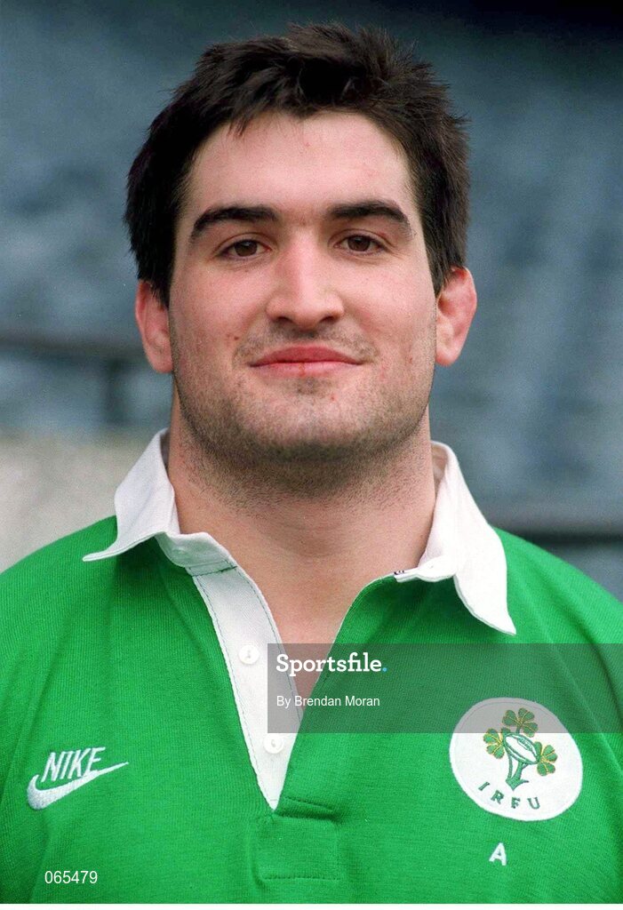 13 January 1996; Paul Flavin, Ireland. Ireland Rugby Squad Portraits, Lansdowne Road, Dublin. Picture credit: Brendan Moran / SPORTSFILE