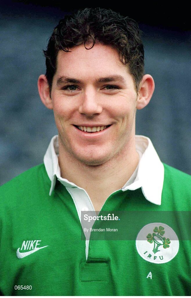 13 January 1996; Simon Mason, Ireland. Ireland Rugby Squad Portraits, Lansdowne Road, Dublin. Picture credit: Brendan Moran / SPORTSFILE