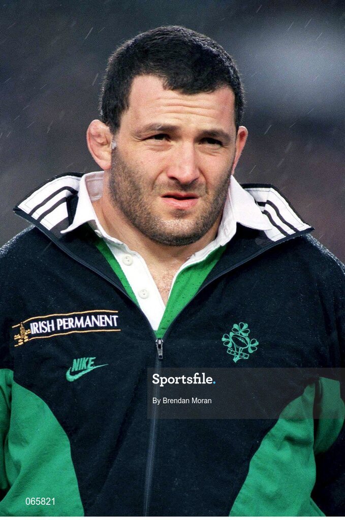 20 January 1996; Nick Popplewell, Ireland. Five Nations Rugby Championship, Ireland v Scotland, Lansdowne Road, Dublin. Picture credit: Brendan Moran / SPORTSFILE