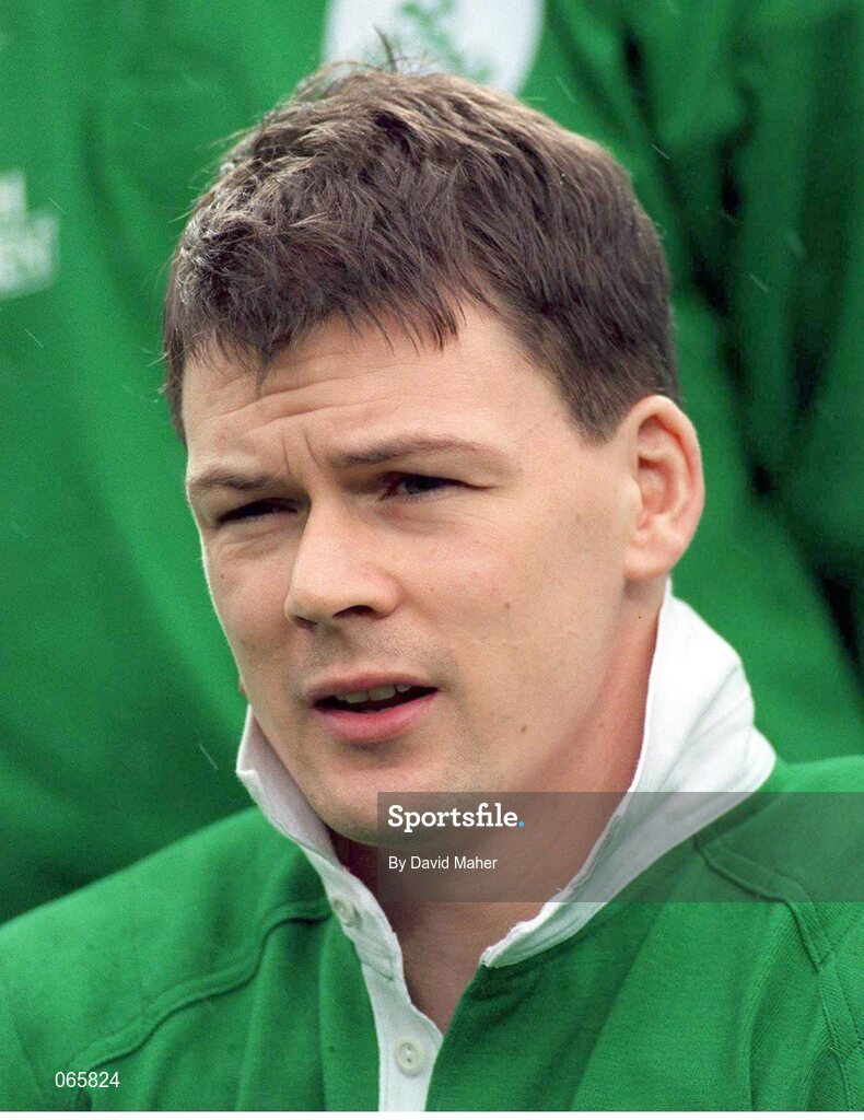 20 January 1996; Richard Wallace, Ireland. Five Nations Rugby Championship, Ireland v Scotland, Lansdowne Road, Dublin. Picture credit: David Maher / SPORTSFILE