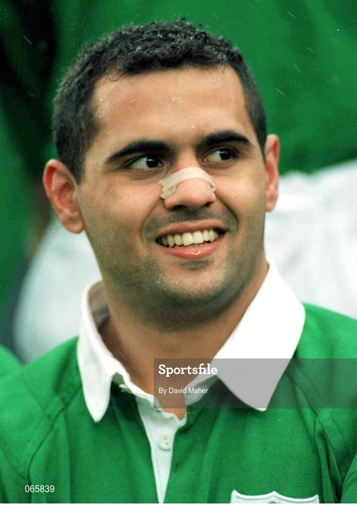 20 January 1996; Chris Saverimutto, Ireland. Five Nations Rugby Championship, Ireland v Scotland, Lansdowne Road, Dublin. Picture credit: David Maher / SPORTSFILE