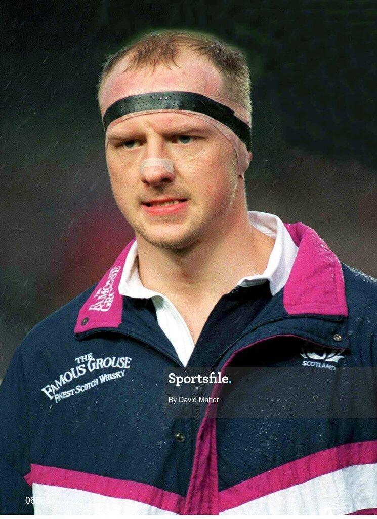 20 January 1996; Stewart Campbell, Scotland. Five Nations Rugby Championship, Ireland v Scotland, Lansdowne Road, Dublin. Picture credit: David Maher / SPORTSFILE