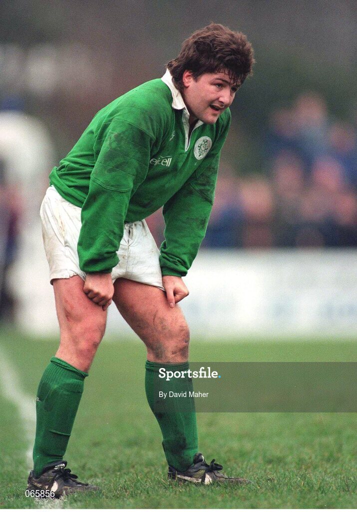 19 January 1996; Shane Byrne, Ireland A. Five Nations A Rugby Tournament, Ireland A v Scotland A, Dublin. Picture Credit: David Maher / SPORTSFILE