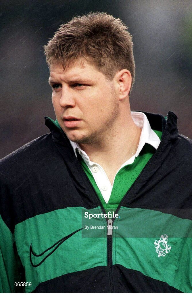 20 January 1996; Gabriel Fulcher, Ireland. Five Nations Rugby Championship, Ireland v Scotland, Lansdowne Road, Dublin. Picture credit: Brendan Moran / SPORTSFILE