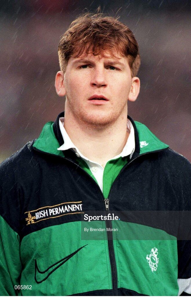 20 January 1996; Jonathan Bell, Ireland. Five Nations Rugby Championship, Ireland v Scotland, Lansdowne Road, Dublin. Picture credit: Brendan Moran / SPORTSFILE