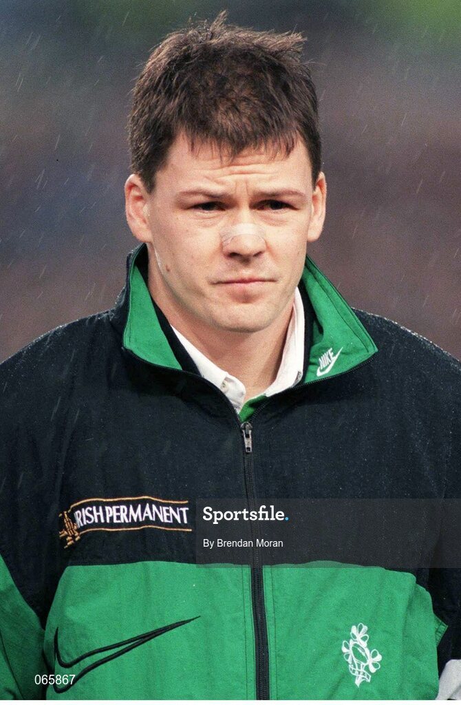 20 January 1996; Richard Wallace, Ireland. Five Nations Rugby Championship, Ireland v Scotland, Lansdowne Road, Dublin. Picture credit: Brendan Moran / SPORTSFILE