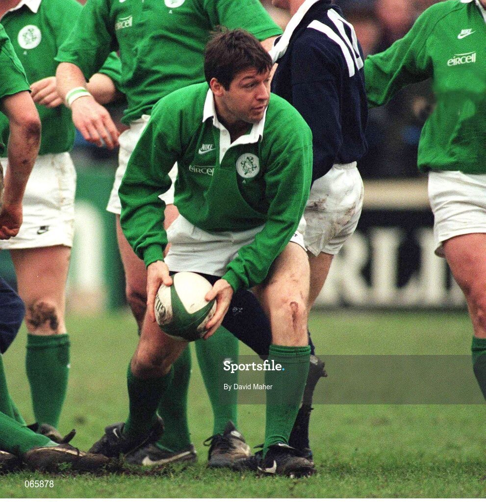 19 January 1996; Alain Rolland, Ireland A. Five Nations A Rugby Tournament, Ireland A v Scotland A, Dublin. Picture Credit: David Maher / SPORTSFILE