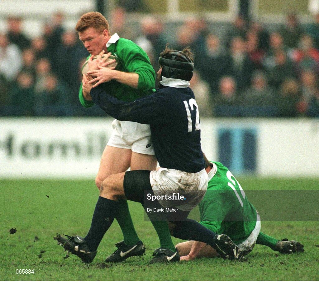19 January 1996; John Gallagher, Ireland A. Five Nations A Rugby Tournament, Ireland A v Scotland A, Dublin. Picture Credit: David Maher / SPORTSFILE