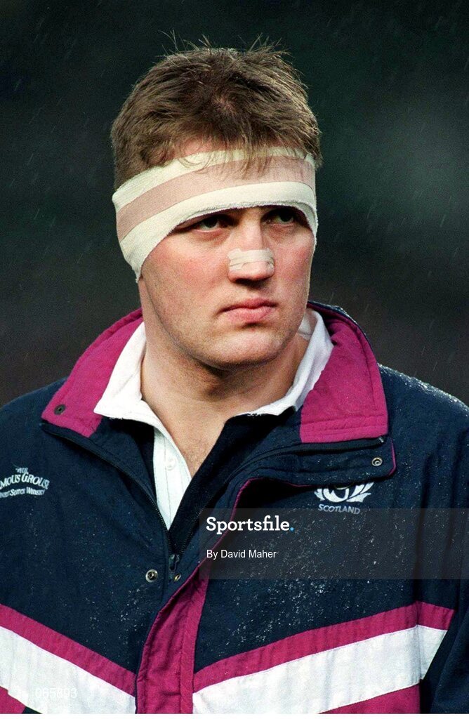 20 January 1996; George Weir, Scotland. Five Nations Rugby Championship, Ireland v Scotland, Lansdowne Road, Dublin. Picture credit: David Maher / SPORTSFILE