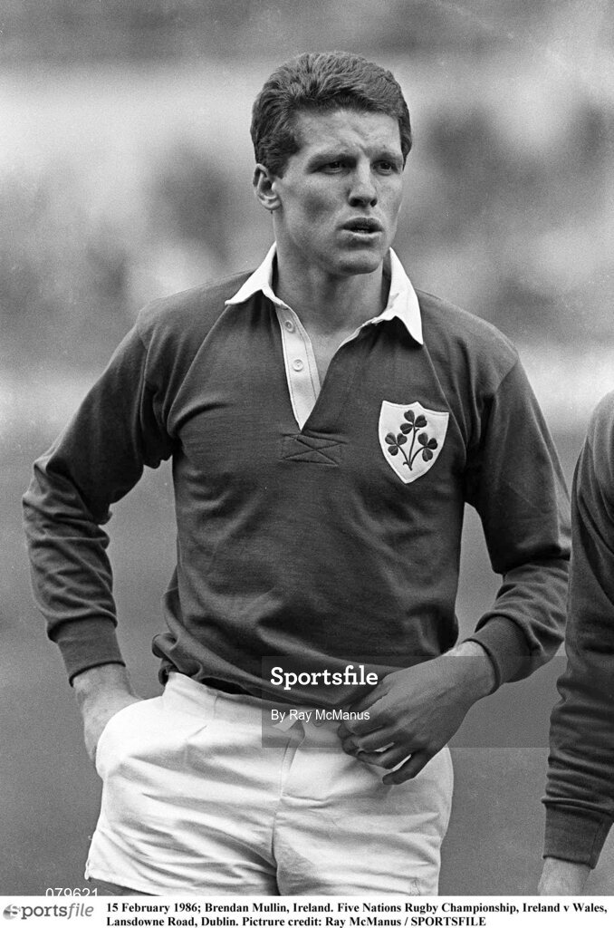 15 February 1986; Brendan Mullin, Ireland. Five Nations Rugby Championship, Ireland v Wales, Lansdowne Road, Dublin. Pictrure credit: Ray McManus / SPORTSFILE