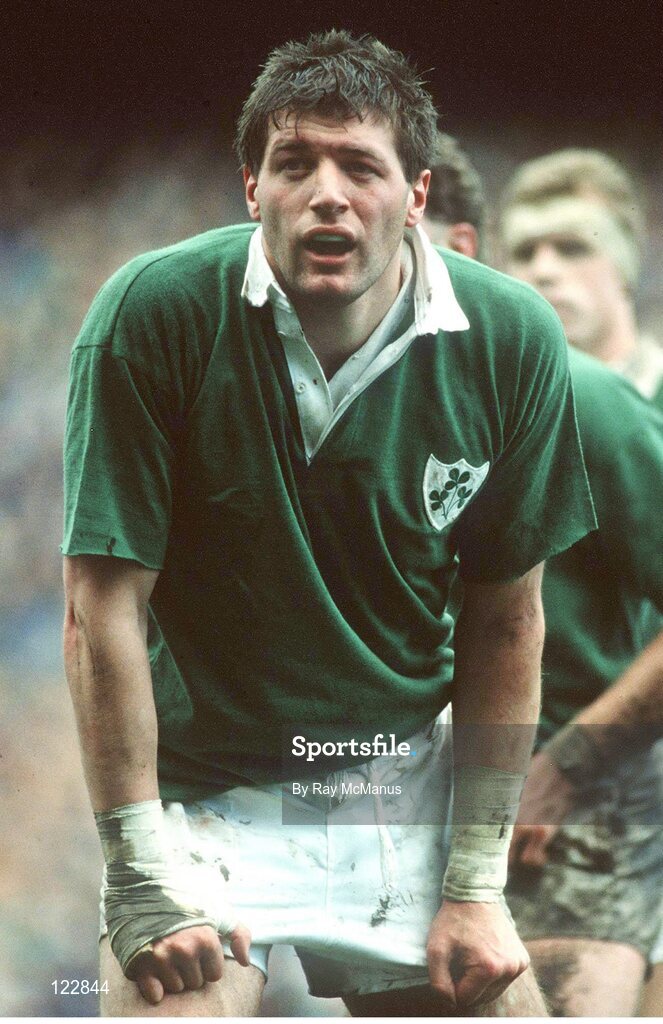 2 March 1991; Neil Francis, Ireland. Five Nations Rugby Championship, Ireland v England, Lansdowne Road, Dublin. Picture credit: Ray McManus / SPORTSFILE