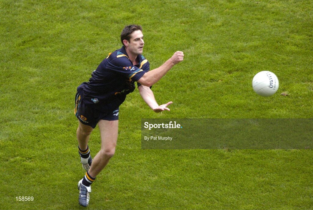 17 October 2004; Brady Rawlings, Australia. Coca Cola International Rules Series 2004, First Test, Ireland v Australia, Croke Park, Dublin. Picture credit; Pat Murphy / SPORTSFILE *** Local Caption *** Any photograph taken by SPORTSFILE during, or in connection with, the 2004 Coca Cola International Rules Series, which displays GAA logos or contains an image or part of an image of any GAA intellectual property, or, which contains images of a GAA player/players in their playing uniforms, may only be used for editorial and non-advertising purposes.  Use of photographs for advertising, as posters or for purchase separately is strictly prohibited unless prior written approval has been obtained from the Gaelic Athletic Association.