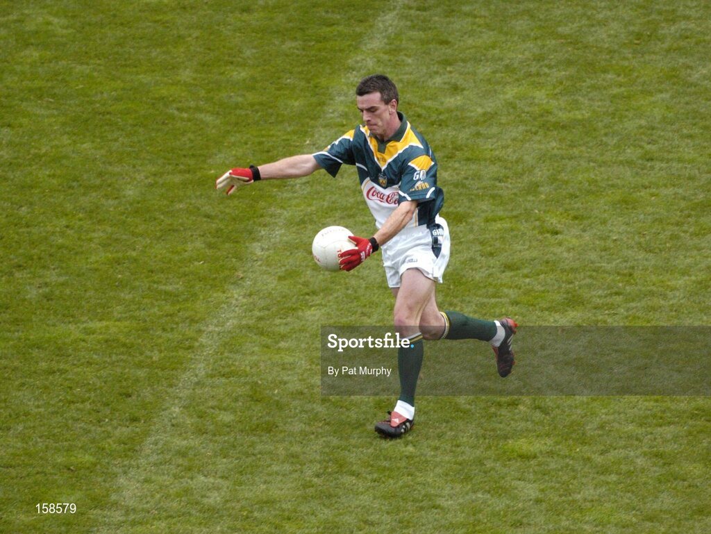 17 October 2004; Padraic Joyce, Ireland. Coca Cola International Rules Series 2004, First Test, Ireland v Australia, Croke Park, Dublin. Picture credit; Pat Murphy / SPORTSFILE *** Local Caption *** Any photograph taken by SPORTSFILE during, or in connection with, the 2004 Coca Cola International Rules Series, which displays GAA logos or contains an image or part of an image of any GAA intellectual property, or, which contains images of a GAA player/players in their playing uniforms, may only be used for editorial and non-advertising purposes.  Use of photographs for advertising, as posters or for purchase separately is strictly prohibited unless prior written approval has been obtained from the Gaelic Athletic Association.