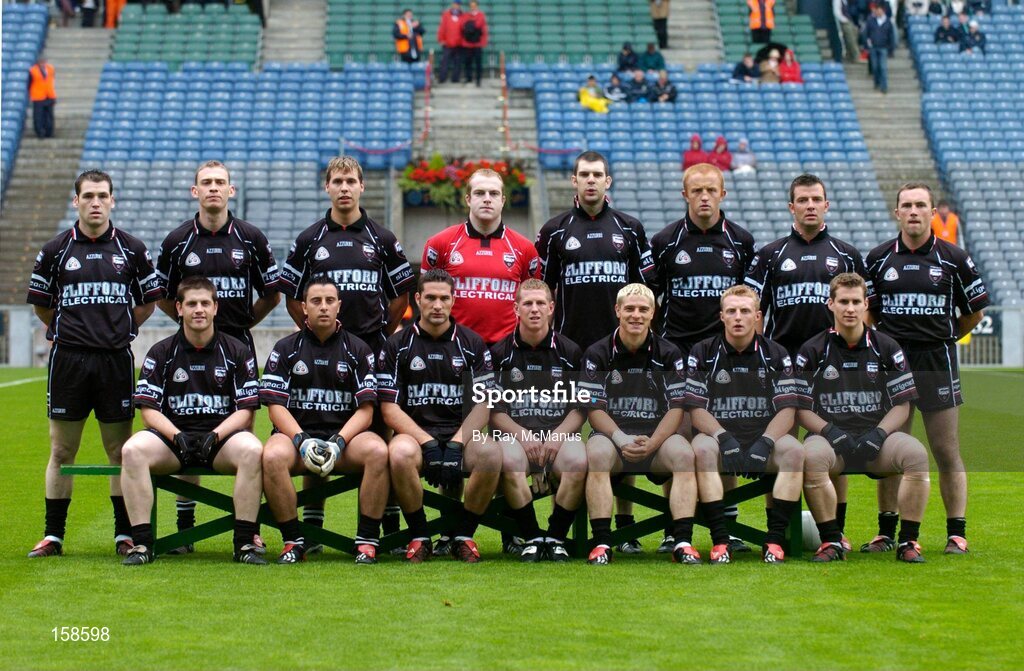 22 August 2004; The Sligo team. Tommy Murphy Cup Final, Clare v Sligo, Croke Park, Dublin. Picture credit; Ray McManus / SPORTSFILE