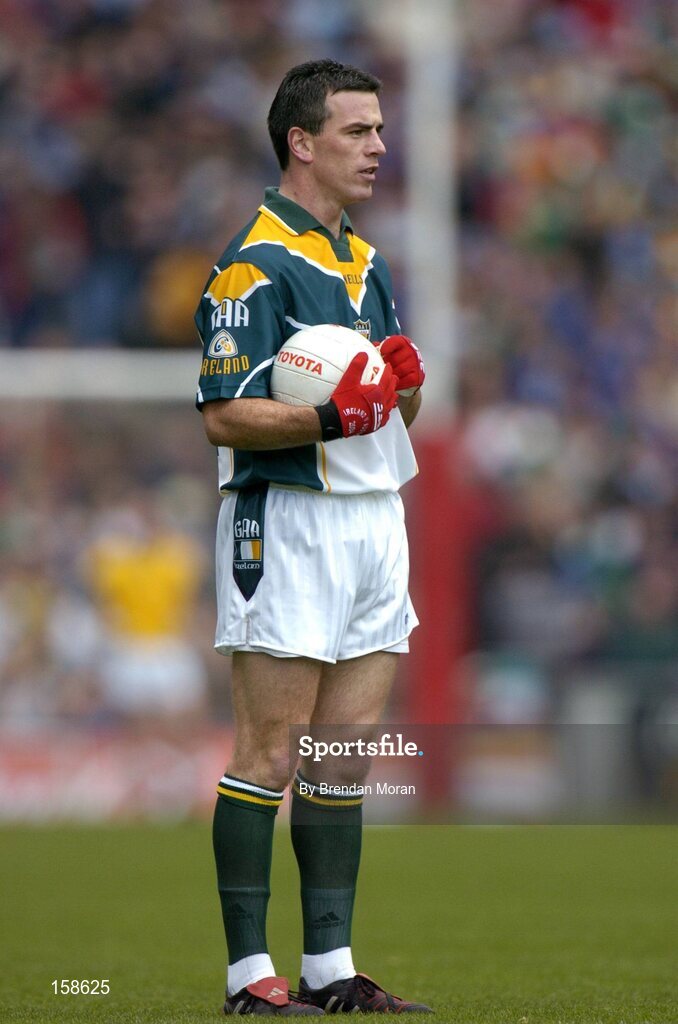 17 October 2004; Padraic Joyce, Ireland. Coca Cola International Rules Series 2004, First Test, Ireland v Australia, Croke Park, Dublin. Picture credit; Brendan Moran / SPORTSFILE *** Local Caption *** Any photograph taken by SPORTSFILE during, or in connection with, the 2004 Coca Cola International Rules Series which displays GAA logos or contains an image or part of an image of any GAA intellectual property, or, which contains images of a GAA player/players in their playing uniforms, may only be used for editorial and non-advertising purposes.  Use of photographs for advertising, as posters or for purchase separately is strictly prohibited unless prior written approval has been obtained from the Gaelic Athletic Association.