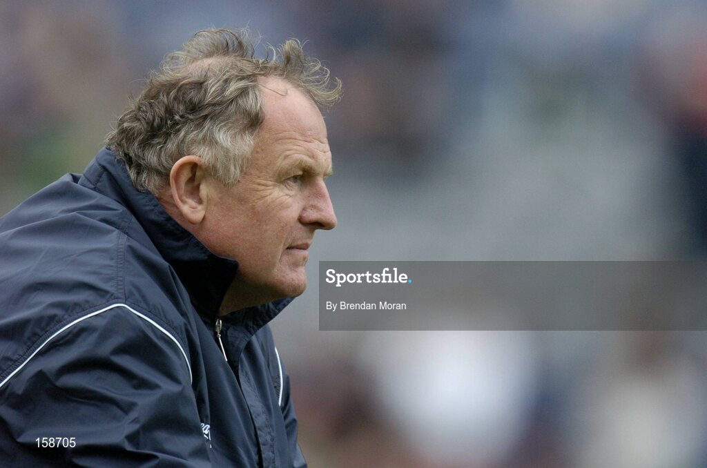 17 October 2004; Dr. Con Murphy, Ireland team doctor. Coca Cola International Rules Series 2004, First Test, Ireland v Australia, Croke Park, Dublin. Picture credit; Brendan Moran / SPORTSFILE *** Local Caption *** Any photograph taken by SPORTSFILE during, or in connection with, the 2004 Coca Cola International Rules Series which displays GAA logos or contains an image or part of an image of any GAA intellectual property, or, which contains images of a GAA player/players in their playing uniforms, may only be used for editorial and non-advertising purposes.  Use of photographs for advertising, as posters or for purchase separately is strictly prohibited unless prior written approval has been obtained from the Gaelic Athletic Association.