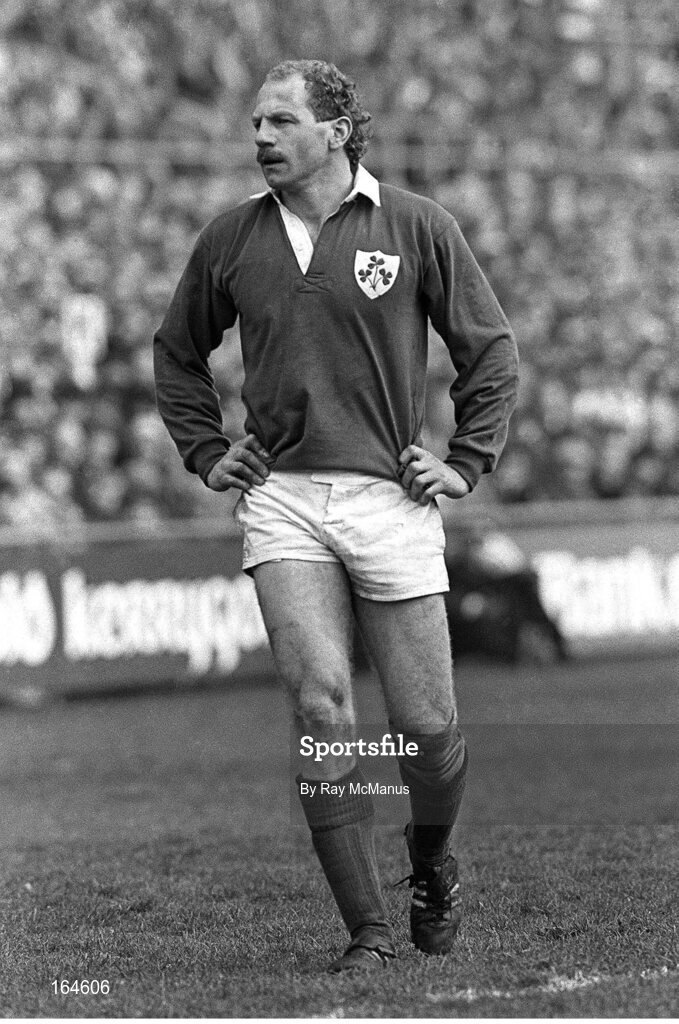15 February 1986; Nigel Carr, Ireland. Five Nations Rugby Championship, Ireland v Wales, Lansdowne Road, Dublin. Pictrure credit: Ray McManus / SPORTSFILE