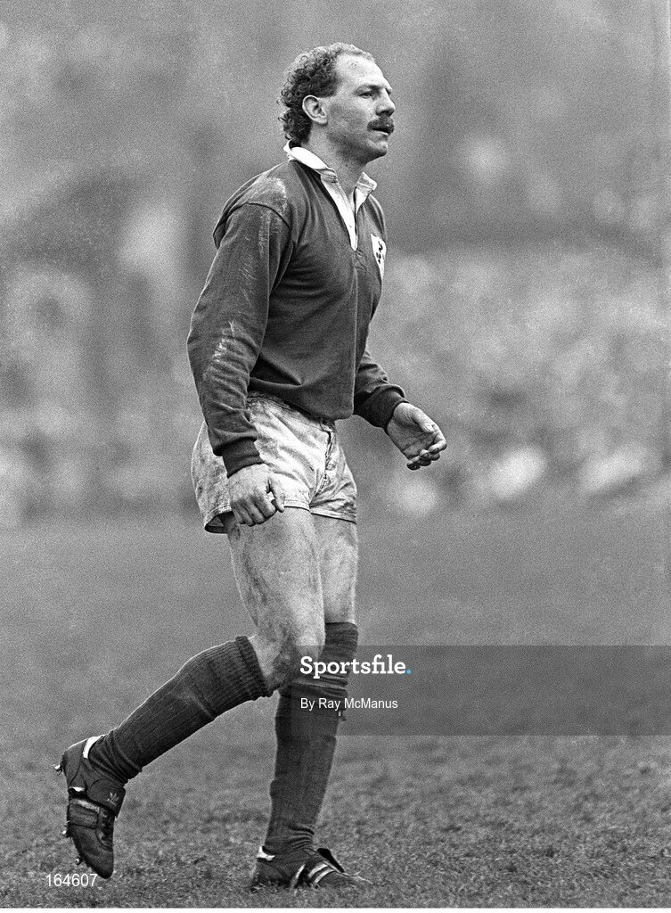 15 February 1986; Nigel Carr, Ireland. Five Nations Rugby Championship, Ireland v Wales, Lansdowne Road, Dublin. Pictrure credit: Ray McManus / SPORTSFILE