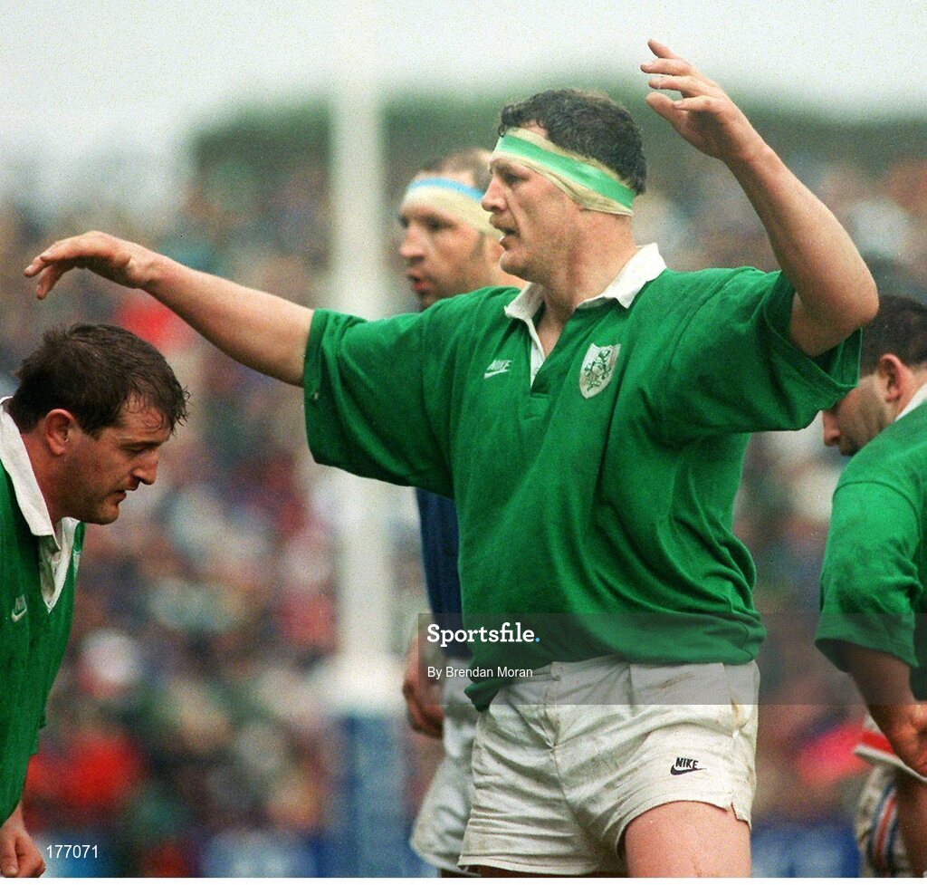 4 March 1995; David Tweed, Ireland. Five Nations Rugby Championship, Ireland v France, Lansdowne Road, Dublin. Picture credit: Brendan Moran / SPORTSFILE