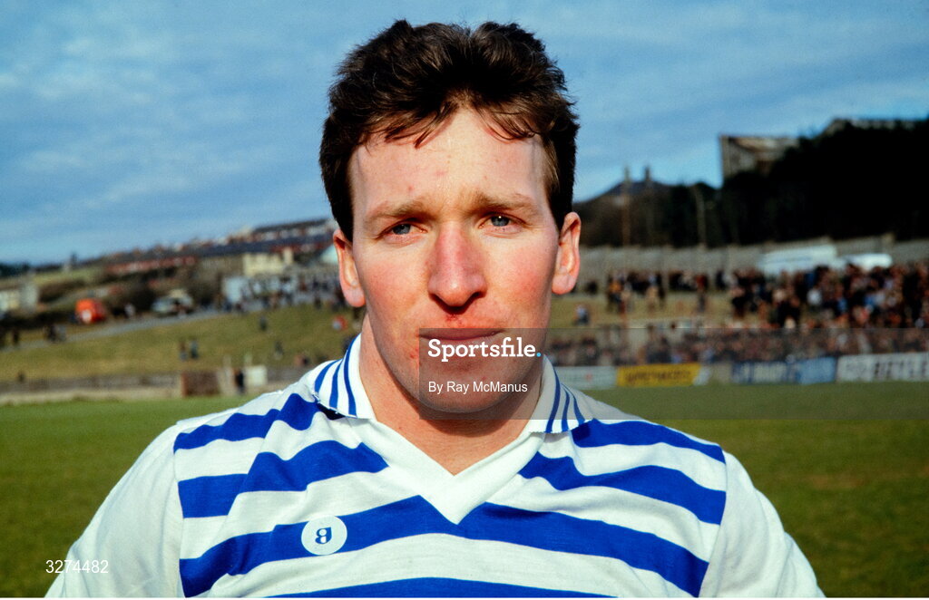 17 February 1985; Joe Dillon of Cavan before the National Football League Division 3 Play-off match between Cavan and Longford at Breffni Park, Cavan. Photo by Ray McManus/Sportsfile