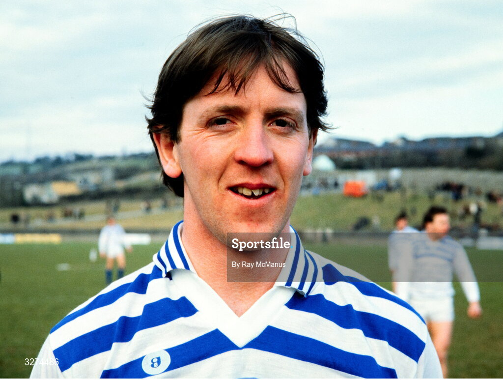17 February 1985; Felim Costello of Cavan before the National Football League Division 3 Play-off match between Cavan and Longford at Breffni Park, Cavan. Photo by Ray McManus/Sportsfile
