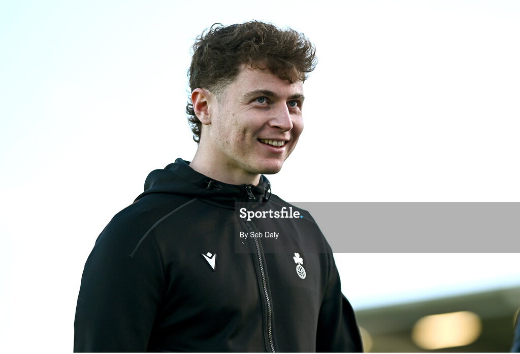 1 November 2025; Shamrock Rovers goalkeeper Ed McGinty before the SSE Airtricity Men's Premier Division match between Shamrock Rovers and Sligo Rovers at Tallaght Stadium in Dublin. Photo by Seb Daly/Sportsfile