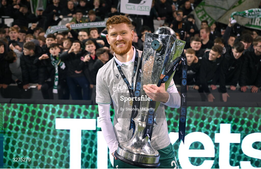 1 November 2025; Connor Malley of Shamrock Rovers after the SSE Airtricity Men's Premier Division match between Shamrock Rovers and Sligo Rovers at Tallaght Stadium in Dublin. Photo by Stephen McCarthy/Sportsfile