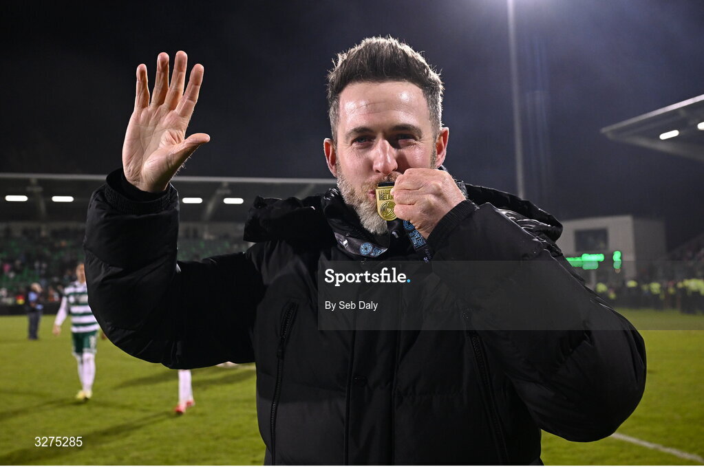 1 November 2025; Shamrock Rovers manager Stephen Bradley after the SSE Airtricity Men's Premier Division match between Shamrock Rovers and Sligo Rovers at Tallaght Stadium in Dublin. Photo by Seb Daly/Sportsfile