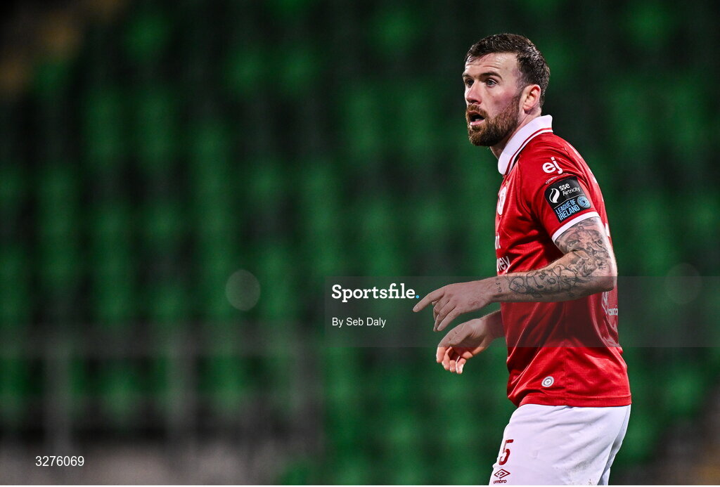 1 November 2025; Patrick McClean of Sligo Rovers during the SSE Airtricity Men's Premier Division match between Shamrock Rovers and Sligo Rovers at Tallaght Stadium in Dublin. Photo by Seb Daly/Sportsfile