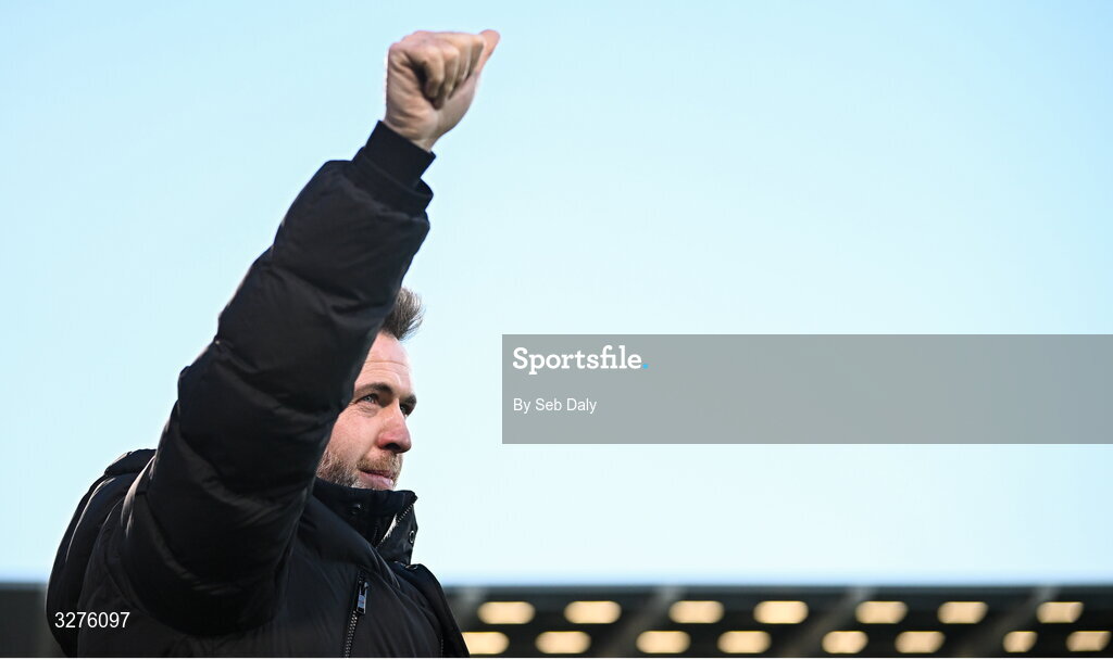 1 November 2025; Shamrock Rovers manager Stephen Bradley before the SSE Airtricity Men's Premier Division match between Shamrock Rovers and Sligo Rovers at Tallaght Stadium in Dublin. Photo by Seb Daly/Sportsfile