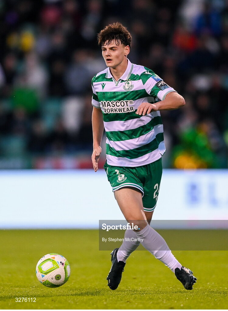 1 November 2025; Egor Vassenin of Shamrock Rovers during the SSE Airtricity Men's Premier Division match between Shamrock Rovers and Sligo Rovers at Tallaght Stadium in Dublin. Photo by Stephen McCarthy/Sportsfile