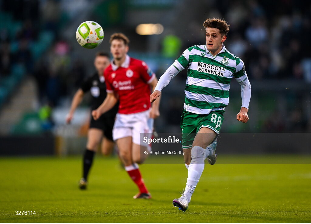 1 November 2025; John McGovern of Shamrock Rovers during the SSE Airtricity Men's Premier Division match between Shamrock Rovers and Sligo Rovers at Tallaght Stadium in Dublin. Photo by Stephen McCarthy/Sportsfile