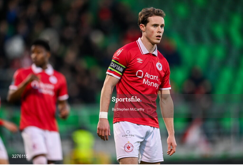 1 November 2025; Will Fitzgerald of Sligo Rovers during the SSE Airtricity Men's Premier Division match between Shamrock Rovers and Sligo Rovers at Tallaght Stadium in Dublin. Photo by Stephen McCarthy/Sportsfile