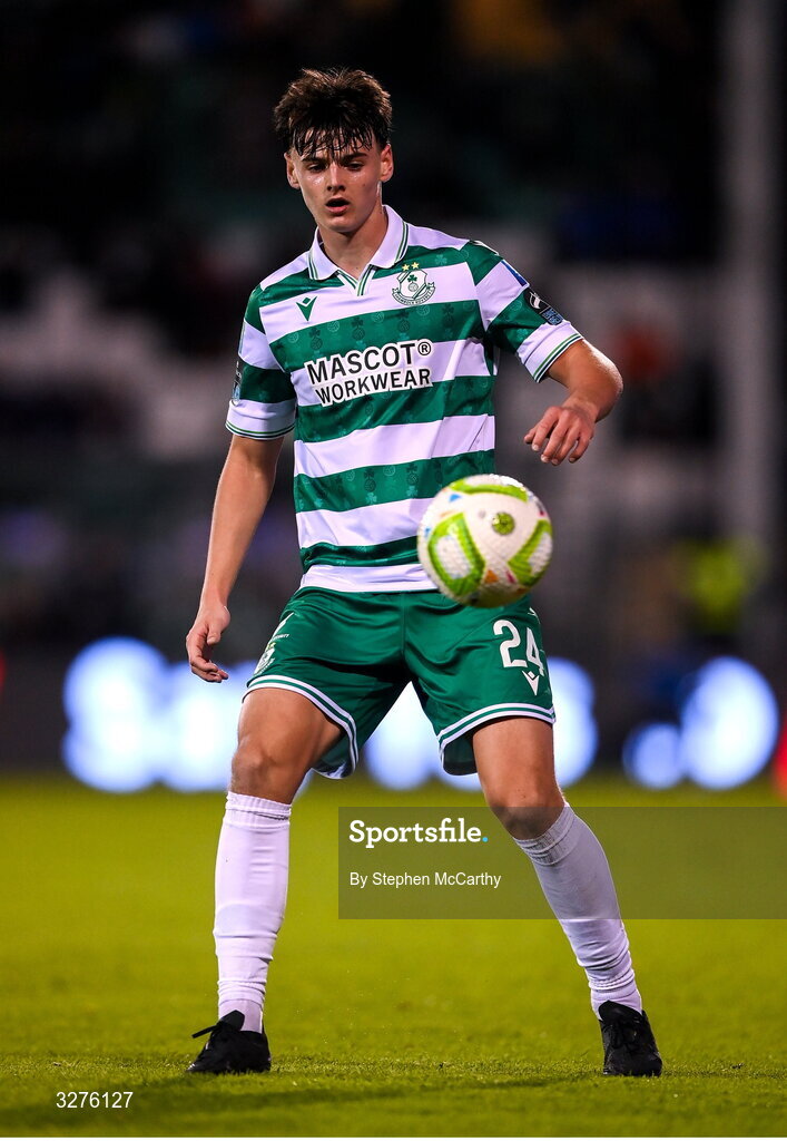 1 November 2025; Egor Vassenin of Shamrock Rovers during the SSE Airtricity Men's Premier Division match between Shamrock Rovers and Sligo Rovers at Tallaght Stadium in Dublin. Photo by Stephen McCarthy/Sportsfile