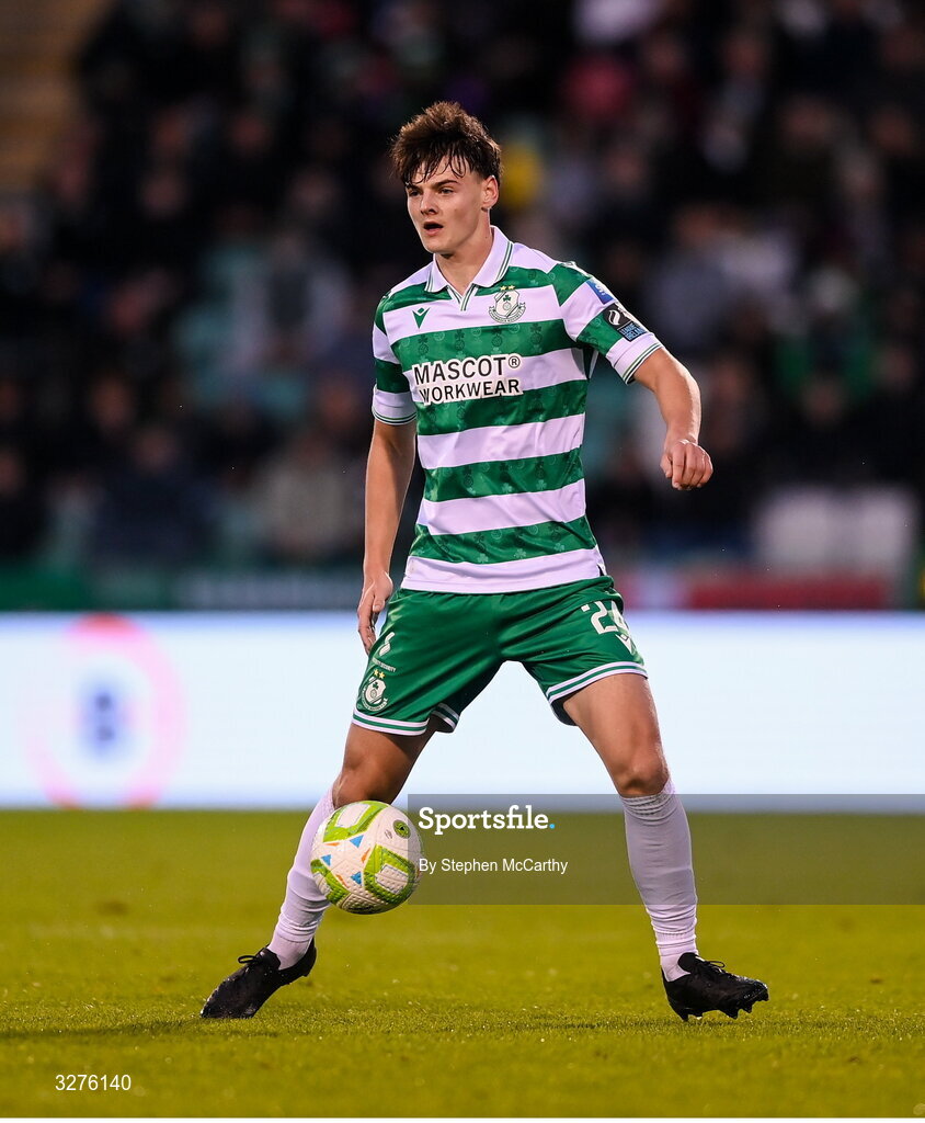 1 November 2025; Egor Vassenin of Shamrock Rovers during the SSE Airtricity Men's Premier Division match between Shamrock Rovers and Sligo Rovers at Tallaght Stadium in Dublin. Photo by Stephen McCarthy/Sportsfile