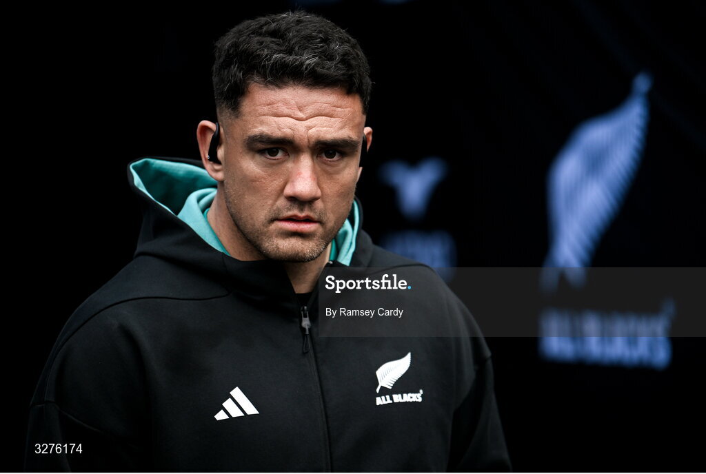 1 November 2025; Codie Taylor of New Zealand before the Gallagher Cup match between Ireland and New Zealand at Soldier Field in Chicago, USA. Photo by Ramsey Cardy/Sportsfile
