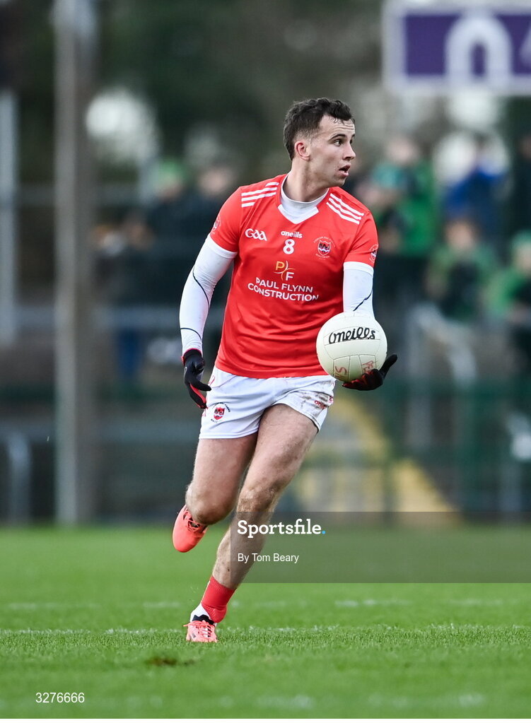 1 November 2025; Conor Ryan of Pádraig Pearses during the Roscommon County Senior Club Football Championship Final Replay between St Brigid's and Pádraig Pearses at King & Moffatt Dr Hyde Park in Roscommon. Photo by Tom Beary/Sportsfile