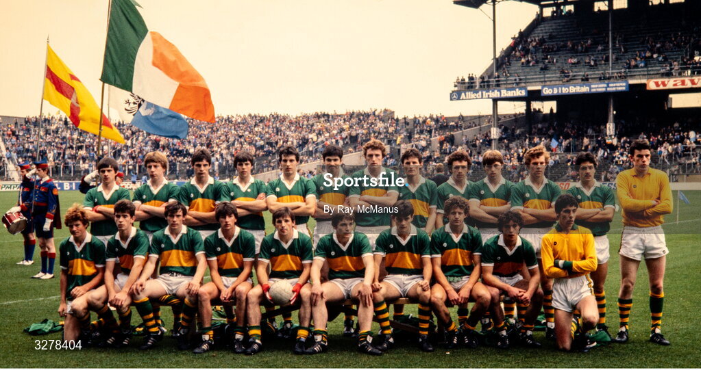 19 September 1982; The Kerry minor squad before the All-Ireland Minor Football Final match between Dublin and Kerry at Croke Park, Dublin. Photo by Ray McManus/Sportsfile