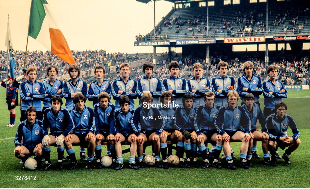19 September 1982; The Dublin minor team before the All-Ireland Minor Football Final match between Dublin and Kerry at Croke Park, Dublin. Photo by Ray McManus/Sportsfile