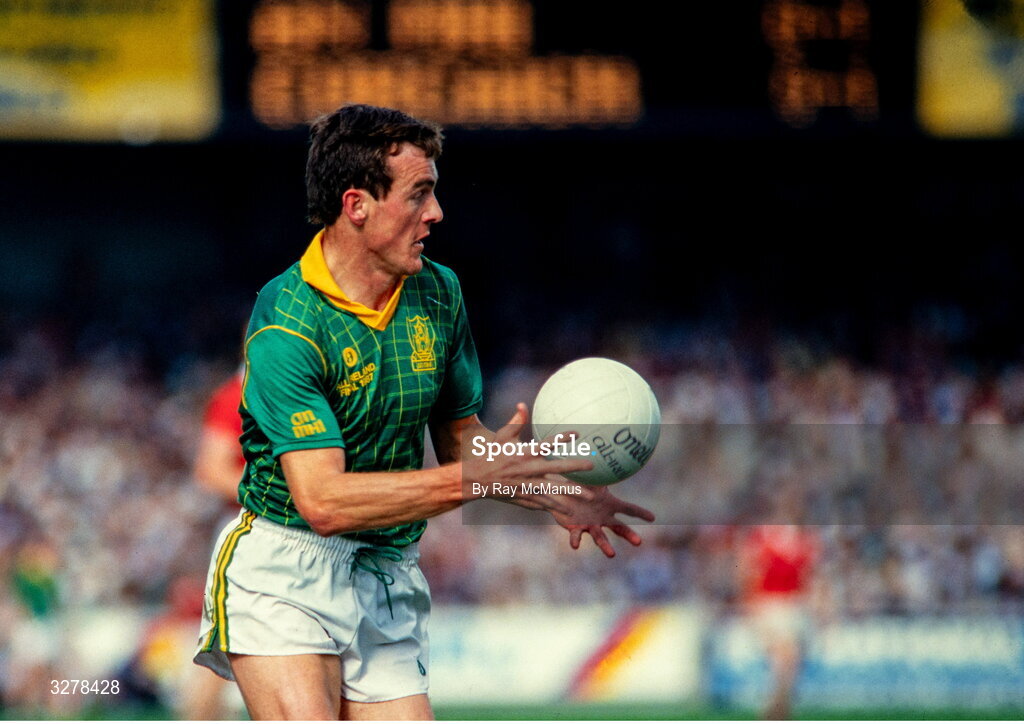 20 September 1987; Colm O'Rourke of Meath during the All-Ireland Senior Football Championship Final match between Meath and Cork at Croke Park in Dublin. Photo by Ray McManus/Sportsfile