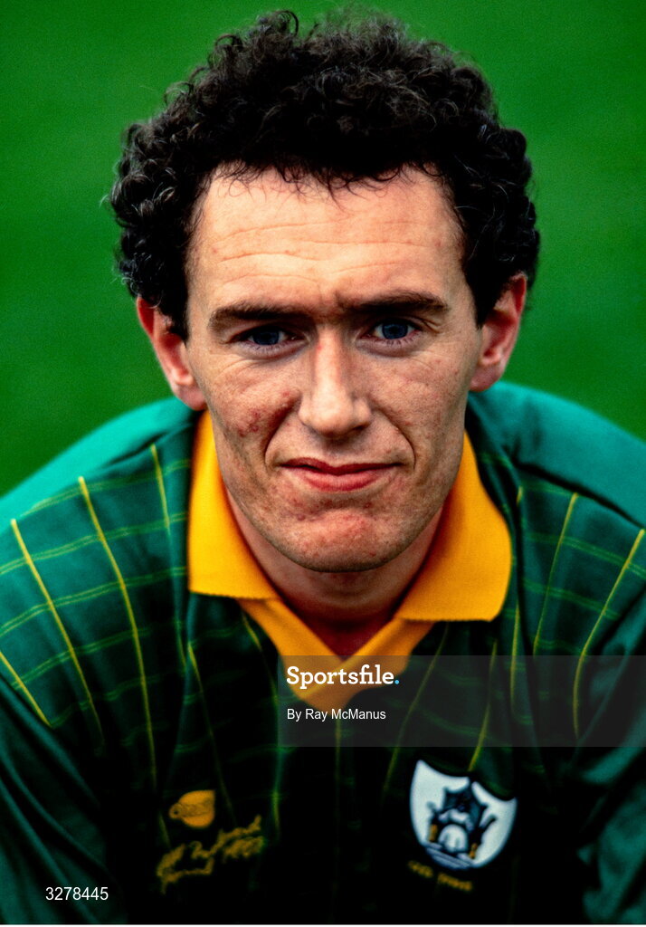 6 September 1988; Brian Stafford of Meath poses for a portrait during the Meath Football Press Night in Dalgan Park in Meath ahead of the All-Ireland Senior Football Final match between Meath and Cork. Photo by Ray McManus/Sportsfile