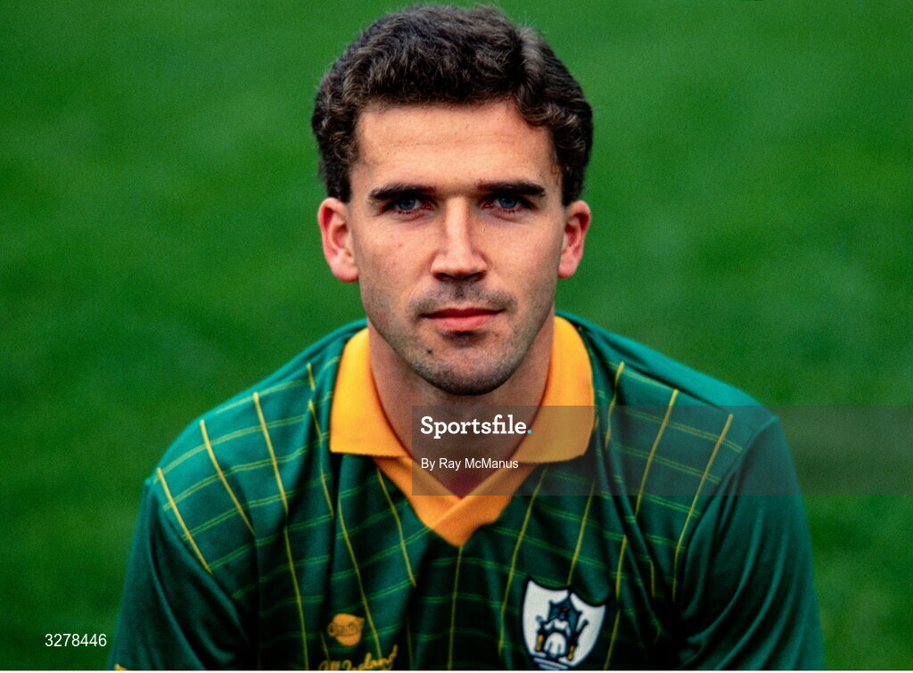 6 September 1988; Liam Hayes of Meath poses for a portrait during the Meath Football Press Night in Dalgan Park in Meath ahead of the All-Ireland Senior Football Final match between Meath and Cork. Photo by Ray McManus/Sportsfile