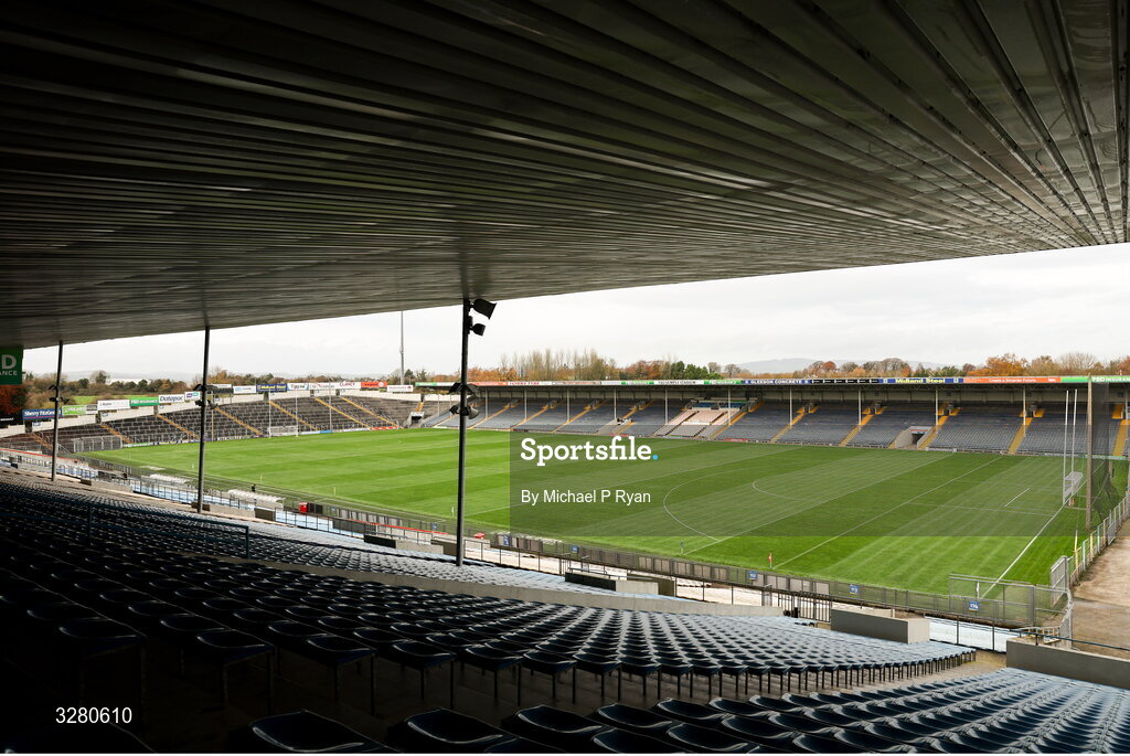 8 November 2025; A general view of FBD Semple Stadium before the Tipperary County Senior Club Football Championship final match between Clonmel Commercials and Kilsheelan-Kilcash at FBD Semple Stadium in Thurles, Tipperary. Photo by Michael P Ryan/Sportsfile