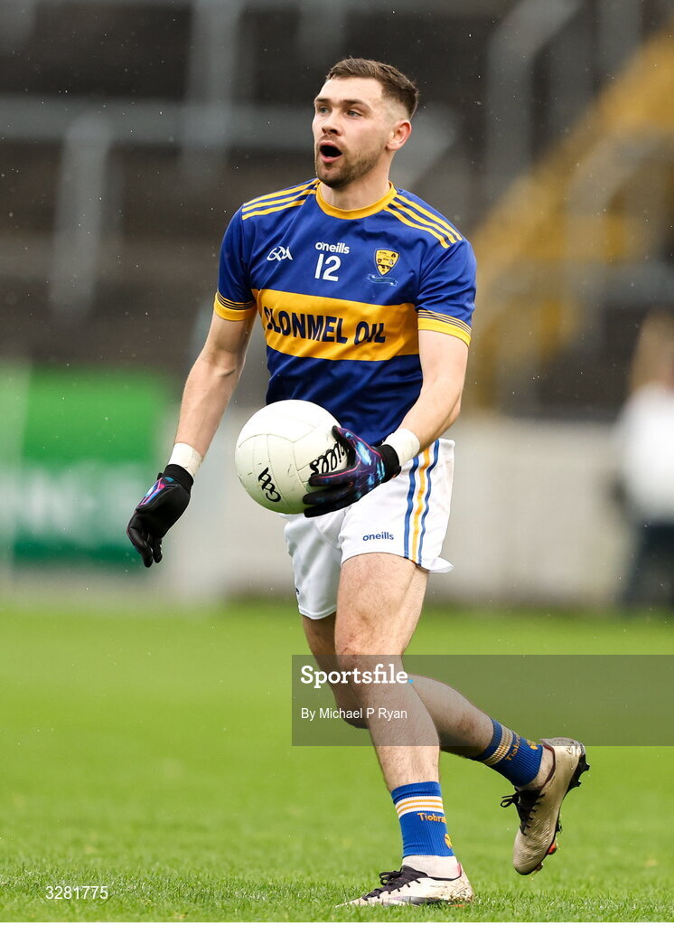 8 November 2025; Shane Garland of Kilsheelan-Kilcash during the Tipperary County Senior Club Football Championship final match between Clonmel Commercials and Kilsheelan-Kilcash at FBD Semple Stadium in Thurles, Tipperary. Photo by Michael P Ryan/Sportsfile