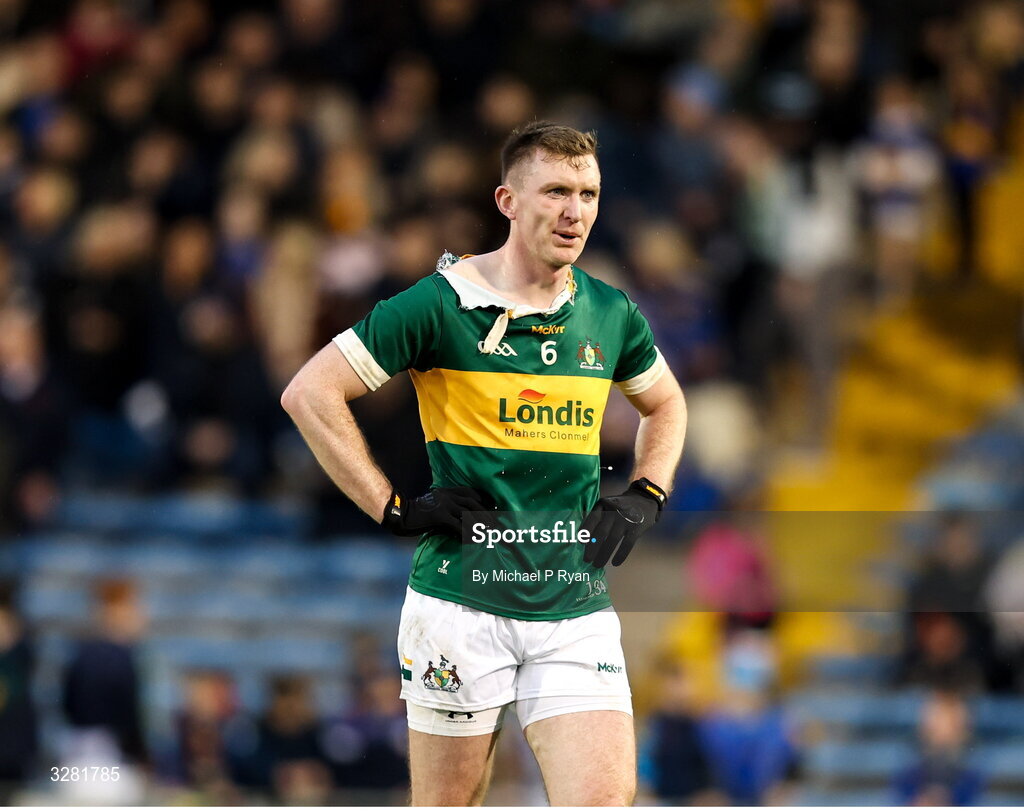 8 November 2025; Séamus Kennedy of Clonmel Commercials during the Tipperary County Senior Club Football Championship final match between Clonmel Commercials and Kilsheelan-Kilcash at FBD Semple Stadium in Thurles, Tipperary. Photo by Michael P Ryan/Sportsfile