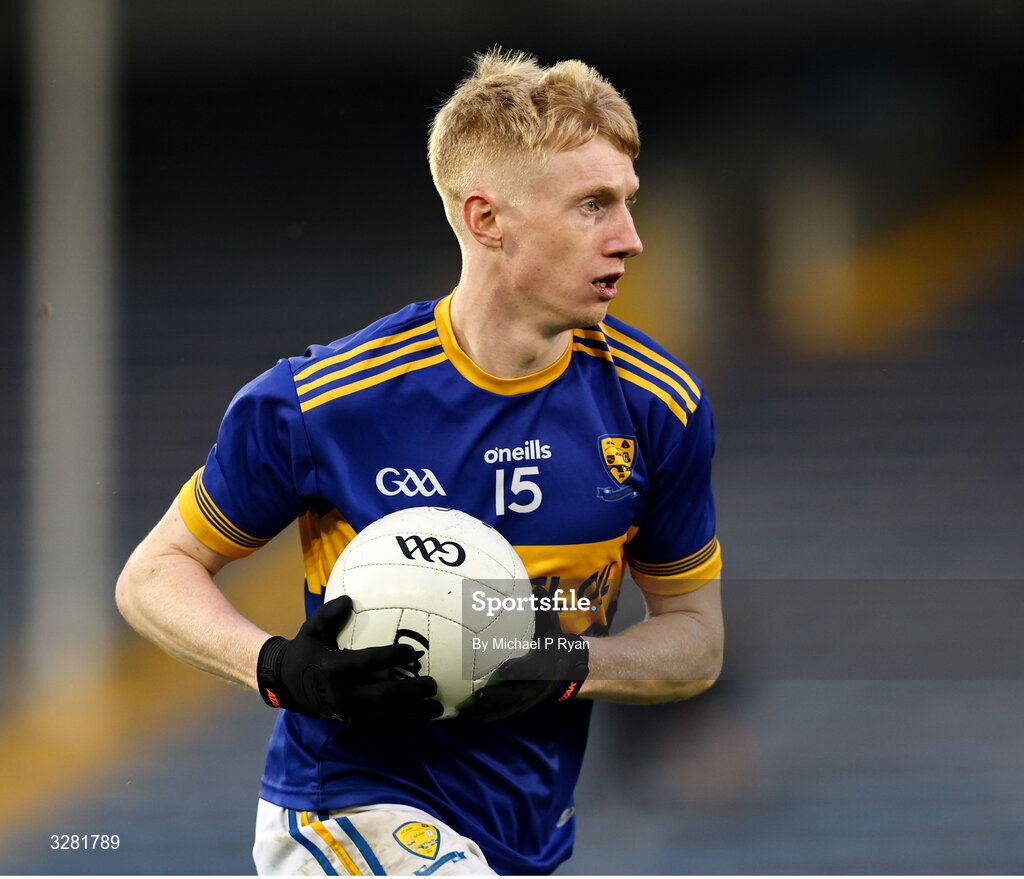 8 November 2025; Barry Kehoe of Kilsheelan-Kilcash during the Tipperary County Senior Club Football Championship final match between Clonmel Commercials and Kilsheelan-Kilcash at FBD Semple Stadium in Thurles, Tipperary. Photo by Michael P Ryan/Sportsfile