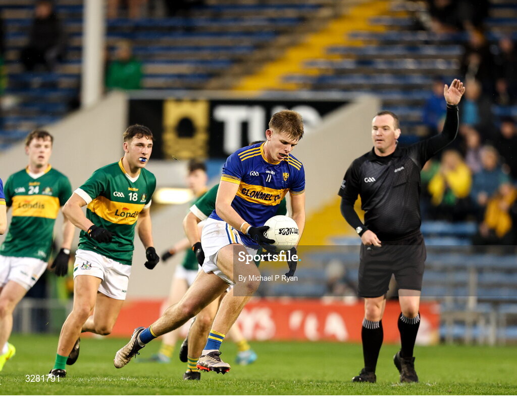 8 November 2025; Micheál Freaney of Kilsheelan-Kilcash during the Tipperary County Senior Club Football Championship final match between Clonmel Commercials and Kilsheelan-Kilcash at FBD Semple Stadium in Thurles, Tipperary. Photo by Michael P Ryan/Sportsfile