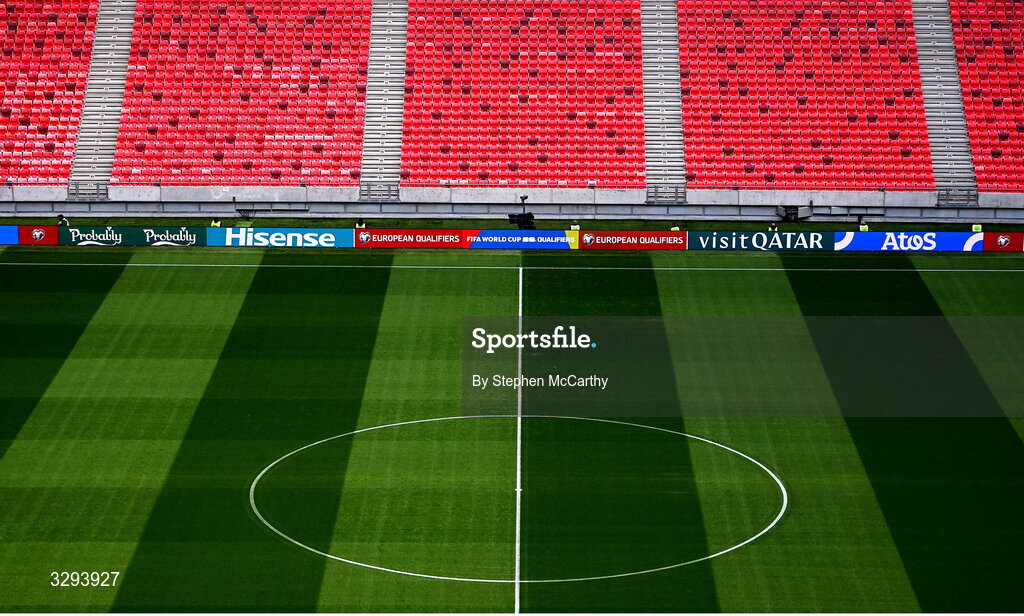 16 November 2025; A general view before the FIFA World Cup 2026 Group F Qualifier match between Hungary and Republic of Ireland at Puskás Aréna in Budapest, Hungary. Photo by Stephen McCarthy/Sportsfile