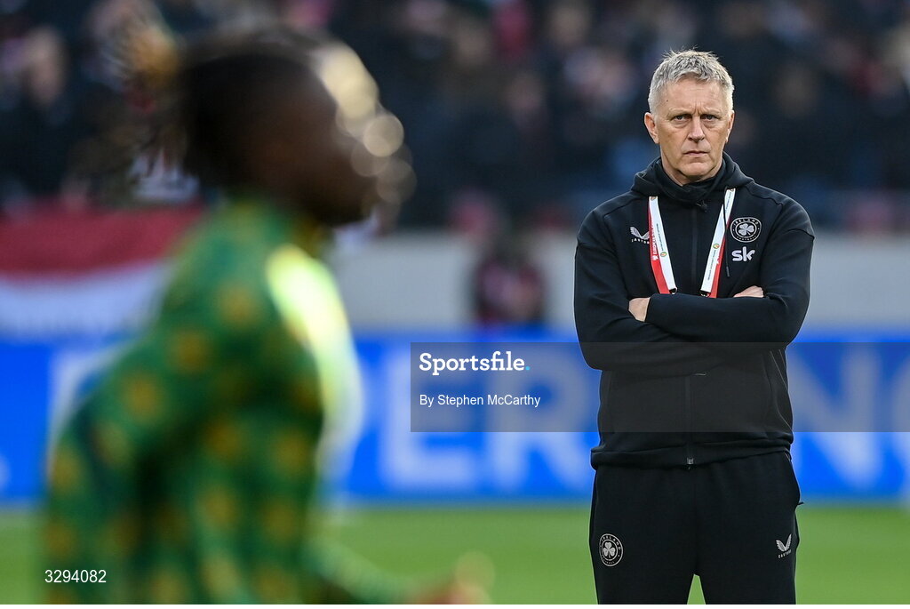 16 November 2025; Republic of Ireland head coach Heimir Hallgrimsson before the FIFA World Cup 2026 Group F Qualifier match between Hungary and Republic of Ireland at Puskás Aréna in Budapest, Hungary. Photo by Stephen McCarthy/Sportsfile
